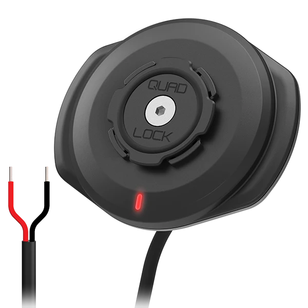 バッテリー/充電器 QUADLOCK WIRELESS CHARGING HEAD Quad Lock 12-24V Waterproof Wireless Charging Head - RevZilla